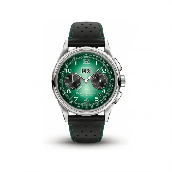 宝齐莱/Carl F. Bucherer 传承系列 年历双盘计时码表城市版 苏黎世 精钢 41MM 自动机械机芯 男表 00.10803.08.92.99