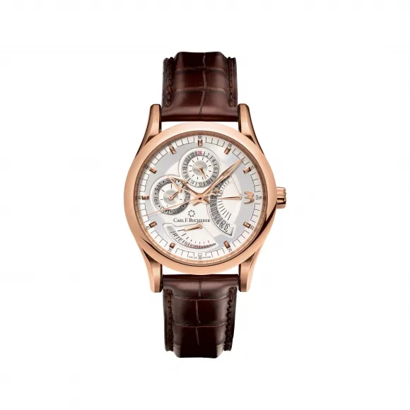 宝齐莱/Carl F. Bucherer 马利龙系列 18k玫瑰金 自动机械机芯 男表 00.10901.03.16.01