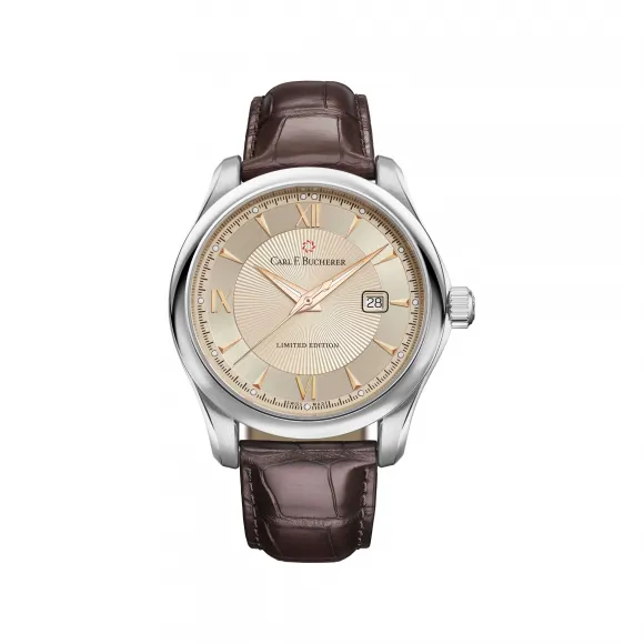 宝齐莱/Carl F. Bucherer 马利龙系列 精钢  自动机械机芯 男表 00.10915.08.95.97