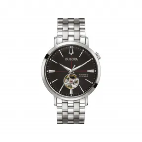 宝路华/Bulova Aerojet系列 41.00 MM 不锈钢 自动机械机芯 男表 96A199