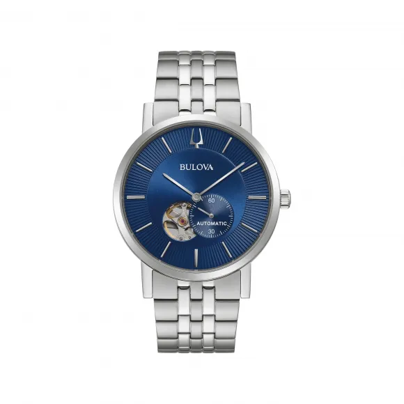 宝路华/Bulova Classic 系列 42 mm 不锈钢 自动机械机芯 男表 96A247