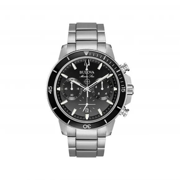 宝路华/Bulova Marine-Star系列 45.00 MM 不锈钢 石英机芯 男表 96B272