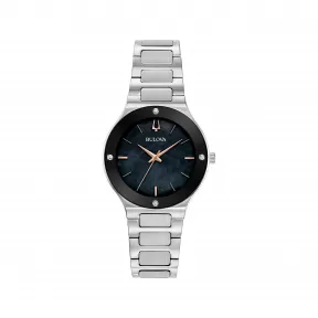 宝路华/Bulova Futuro 系列 32 mm 银色不锈钢  女表 96R231