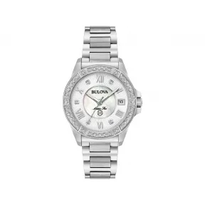 宝路华/Bulova Marine-Star系列 32.00 MM 不锈钢 石英机芯 女表 96R232