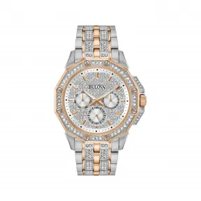 宝路华/Bulova  41.5 MM 不锈钢 石英机芯 手表 98C133