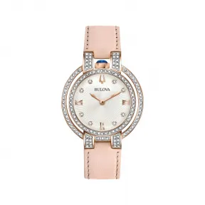 宝路华/Bulova  35 MM 不锈钢 石英机芯 手表 98R252