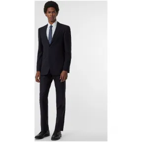 博百利/Burberry 男士 现代剪裁羊毛西装 (海军蓝) - 男士  39832541