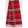 博百利/Burberry 男士 经典格纹羊绒围巾 (缤纷红色)  39937421