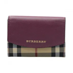 博百利/Burberry 零钱包 3996712 牛皮/帆布 紫色 39967121