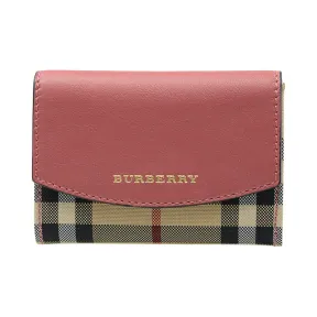 博百利/Burberry 零钱包 3996716 牛皮/帆布 粉红色 39967161