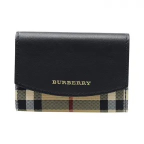 博百利/Burberry 零钱包 3996731 牛皮/帆布 黑色 39967311