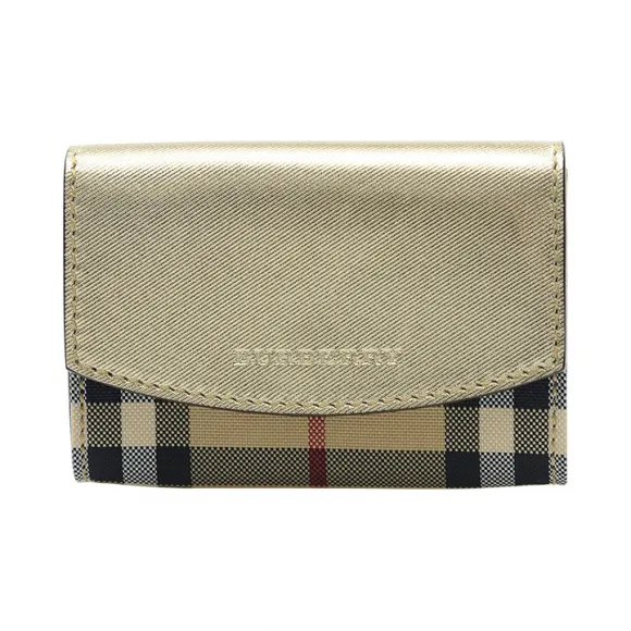 博百利/Burberry 零钱包 4004489 牛皮/帆布 金色 40044891