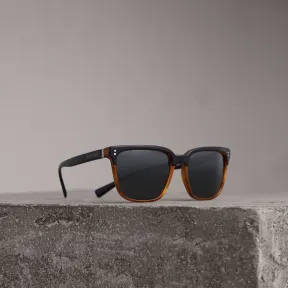 博百利/Burberry 男士 方框太阳眼镜 (浅棕色) - 男士  40612131