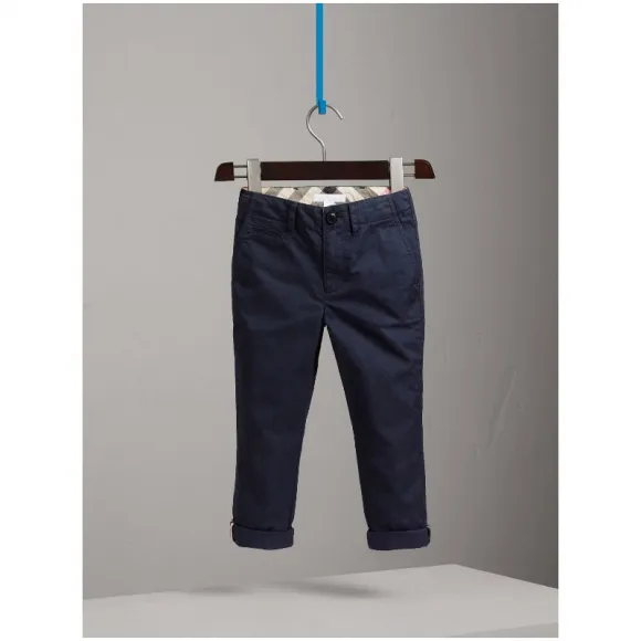 博百利/Burberry  棉质卡其裤 (墨色)  40631821