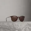 博百利/Burberry 男士 圆弧框太阳眼镜 (焦橙色) - 男士  40666081