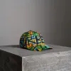 博百利/Burberry  涂鸦格纹棒球帽 (琥珀黄)  40753501