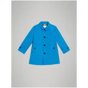 博百利/Burberry  丝光棉接合轻便大衣 (亮蓝色)  80009561