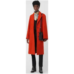 博百利/Burberry 女士 羊毛混纺量裁大衣 (亮红色) 80034021