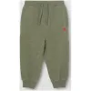 博百利/Burberry 儿童用品 平织棉运动裤 (橄榄麻灰色)  80064341