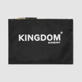 博百利/Burberry Kingdom 印花尼龙收纳袋  P80106281