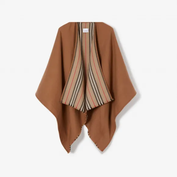 博百利/Burberry 女士 HERITAGE STRIPE雨披棕色 80156541