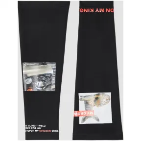 博百利/Burberry 男士 蒙太奇印花弹力平织衣袖 (黑色)  80169791