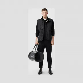 博百利/Burberry 男士 菱形绗缝温控背心 (黑色) 80188771