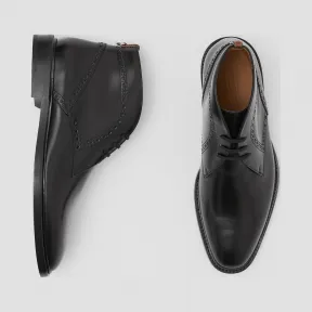 博百利/Burberry 镂空雕花装饰皮靴  P80199271