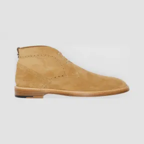 博百利/Burberry 镂空雕花装饰麂皮靴  P80199281