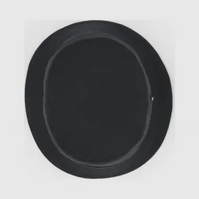 博百利/Burberry 女士 徽标装饰棉质斜纹渔夫帽 (黑色)  80203181