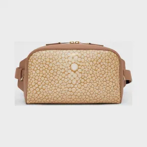 博百利/Burberry Cube - 腰包款鱼鳞印花皮革立方包  P80207591