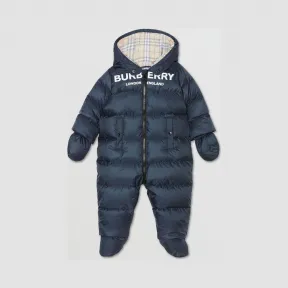 博百利/Burberry 徽标印花羽绒连身衣  P80210871