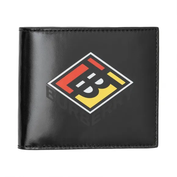 博百利/Burberry 短身折叠款钱包 8021768 牛皮 黑色 80217681