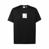 博百利/Burberry 男士 鹿印花棉质宽松 T 恤衫 (黑色) 80223691