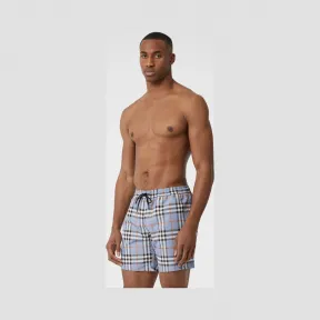 博百利/Burberry 格纹抽绳式游泳裤  P80226461
