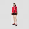 博百利/Burberry 对比衣袖专属标识图案羊毛飞行夹克 (亮红色) - 女士  80233301