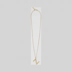 博百利/Burberry Z 字母吊饰镀金项链  P80236321