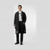 博百利/Burberry 双面两穿绗缝 ECONYL® 轻便大衣 (黑色 / 白色) - 男士  80240041
