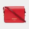 博百利/Burberry Grace - 小号双色皮革格雷丝包 (亮红色 / 勃艮第酒红色) - 女士  80242281