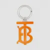 博百利/Burberry 专属标识图案镀钯金钥匙圈  P80242391