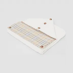 博百利/Burberry Vintage 格纹棉质婴儿睡袋 (白色) - 儿童  80250871