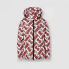 博百利/Burberry 专属标识印花羽绒服 (钢灰色)  80258621