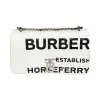 博百利/Burberry Lola – 小号 Horseferry 印花绗缝萝纳包 (白色)  80293111