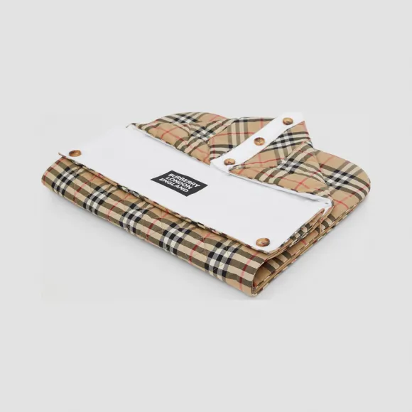 博百利/Burberry 儿童 Vintage 格纹徽标印花棉质婴儿睡袋  80303941