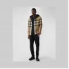博百利/Burberry 男士 双面两穿格纹再生聚酯纤维拼 ECONYL® 外套  80336231