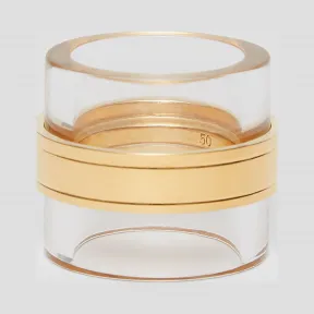 博百利/Burberry 女士 树脂拼镀金圆柱形戒指  80353771