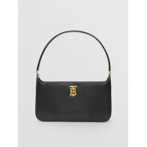 博百利/Burberry 皮革 TB 肩背包 (黑色) - 女士 80462461