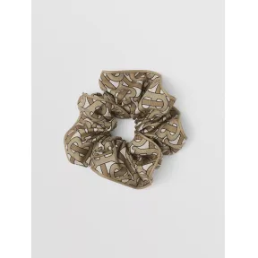 博百利/Burberry 专属标识印花丝质斜纹束发带 (典藏米色) - 女士 80489301