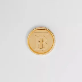 博百利/Burberry 镀金专属标识装饰手机指环扣 (金色) - 女士 80492661