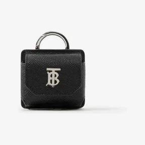 博百利/Burberry 皮革 AirPods Pro 保护套 (黑色) 80659881